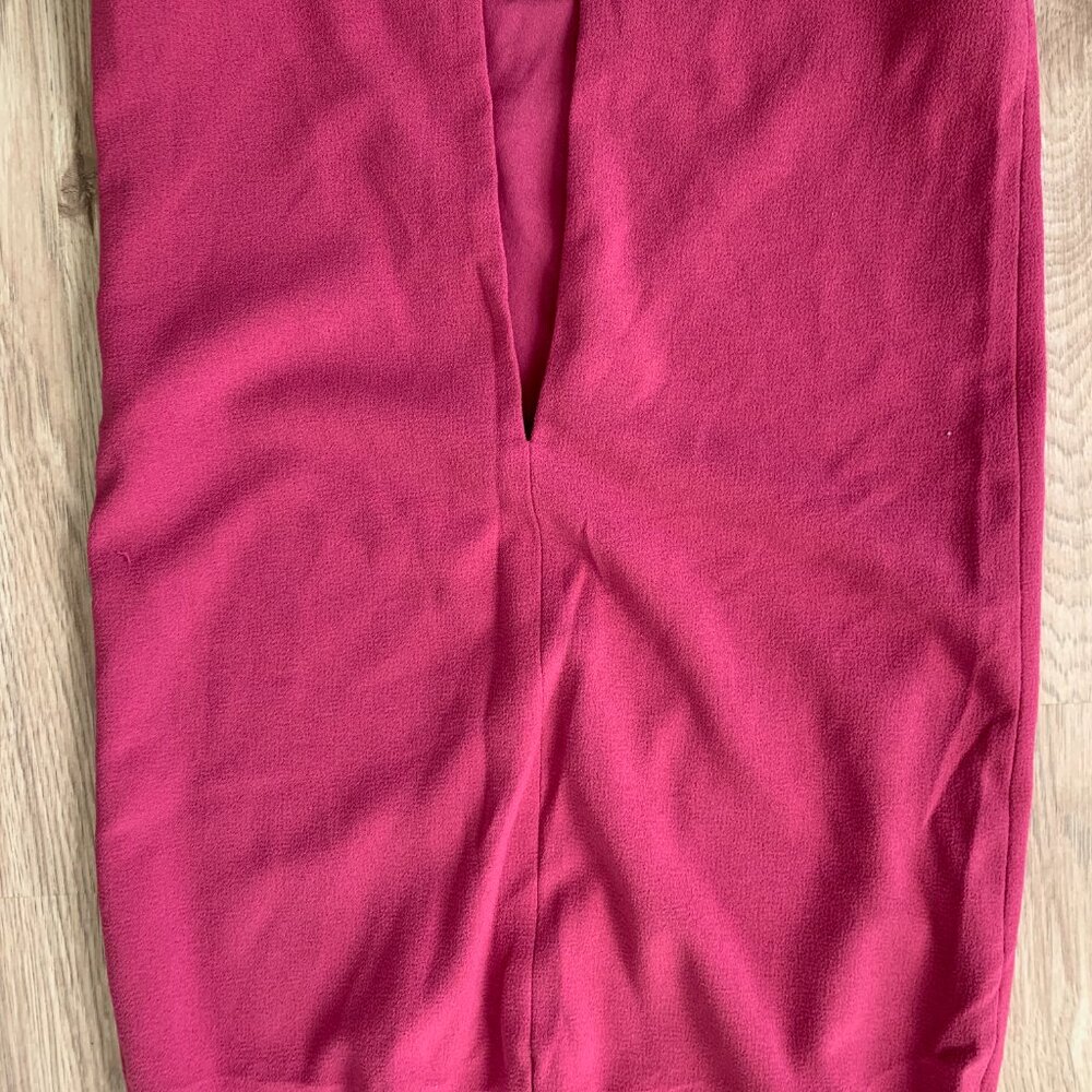 Dress the Population Elle Dress Pink Hibiscus Sweetheart Sheath - Picture 8 of 12